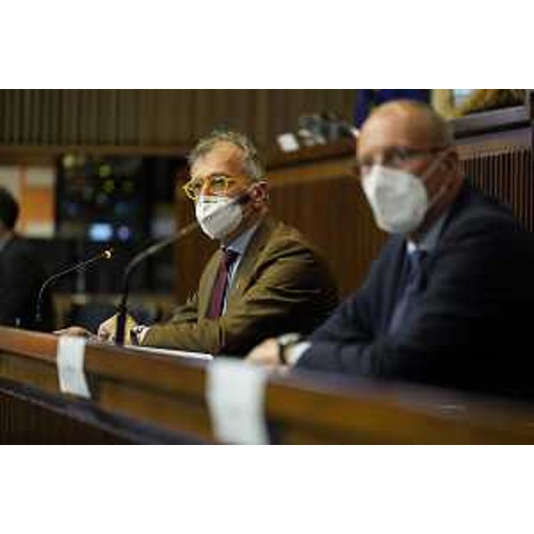 Il presidente del Cr Fvg, Piero Mauro Zanin, e il presidente di Insiel, Diego Antonini - Il presidente del Cr Fvg, Piero Mauro Zanin, e il presidente di Insiel, Diego Antonini