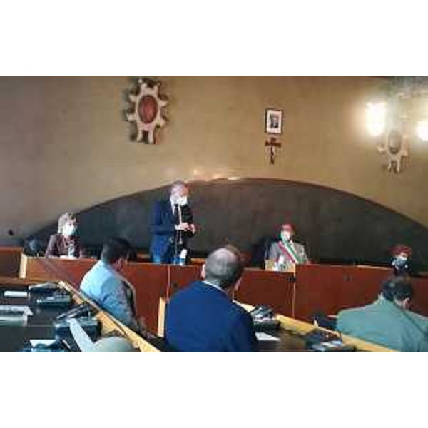 L'intervento di Piero Mauro Zanin alla presentazione della mostra - L'intervento di Piero Mauro Zanin alla presentazione della mostra