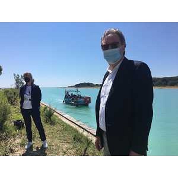 L'assessore regionale alle Infrastrutture e mobilità Graziano Pizzimenti con la vicepresidente della Regione Veneto Elisa De Berti - L'assessore regionale alle Infrastrutture e mobilità Graziano Pizzimenti con la vicepresidente della Regione Veneto Elisa De Berti