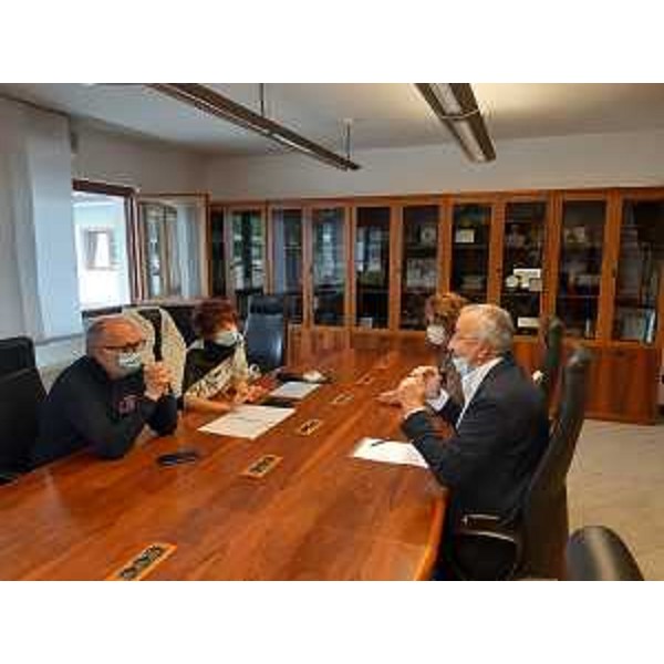 Il vicegovernatore Riccardo Riccardi nel corso dell'incontro con il presidente dell'Ordine degli psicologi Fvg Roberto Calvani - Il vicegovernatore Riccardo Riccardi nel corso dell'incontro con il presidente dell'Ordine degli psicologi Fvg Roberto Calvani