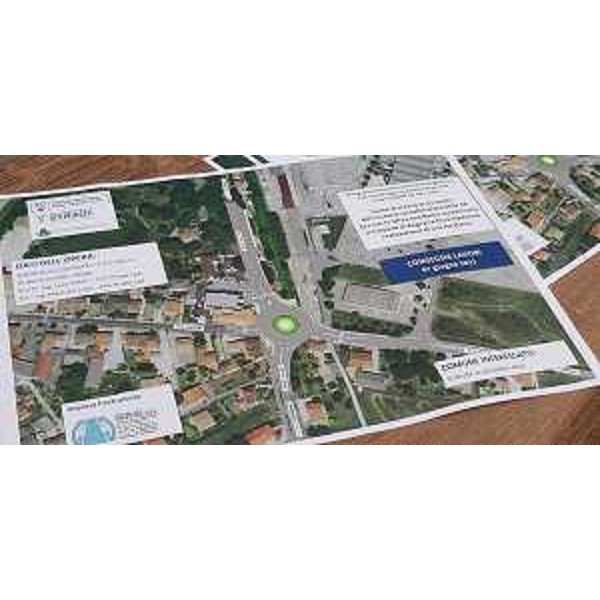 Il progetto della rotatoria all'incrocio di Sevegliano tra la SR352 e la SP65 - Il progetto della rotatoria all'incrocio di Sevegliano tra la SR352 e la SP65