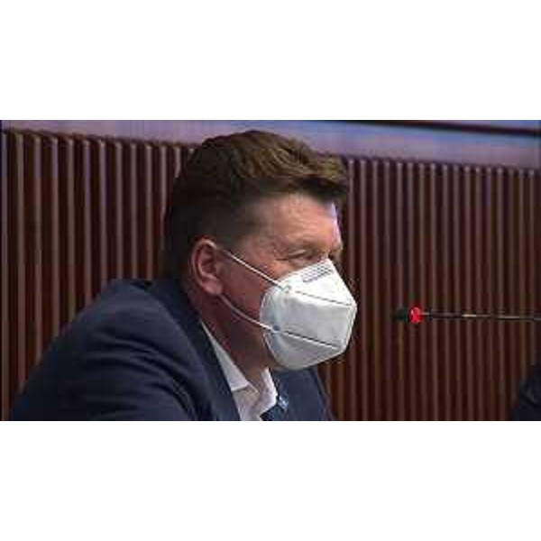 Il presidente della II Commissione, Alberto Budai (Lega) - Il presidente della II Commissione, Alberto Budai (Lega)