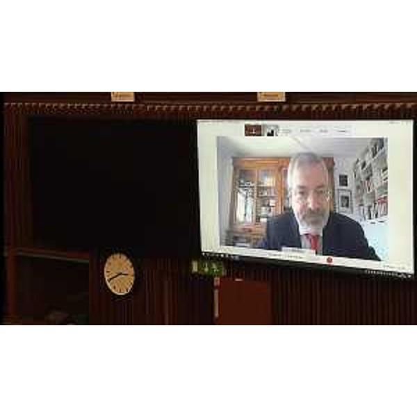 Furio Honsell (Open Sinistra Fvg), intervenuto in modalità telematica - Furio Honsell (Open Sinistra Fvg), intervenuto in modalità telematica