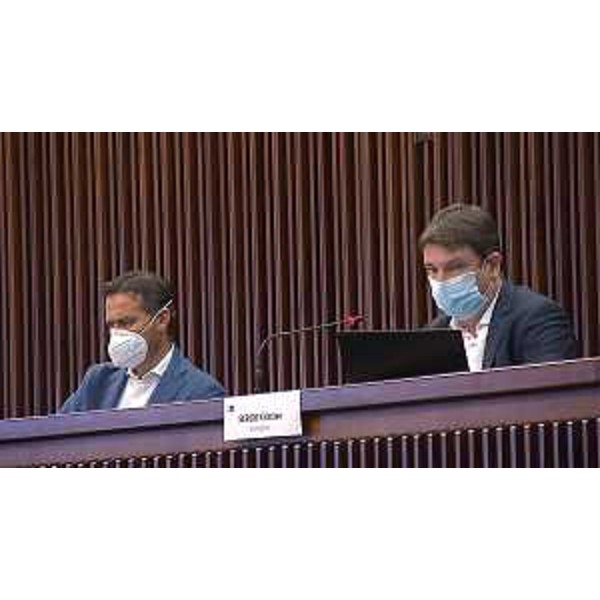 Massimo Moretuzzo (Patto) e Andrea Ussai (M5S) - Massimo Moretuzzo (Patto) e Andrea Ussai (M5S)