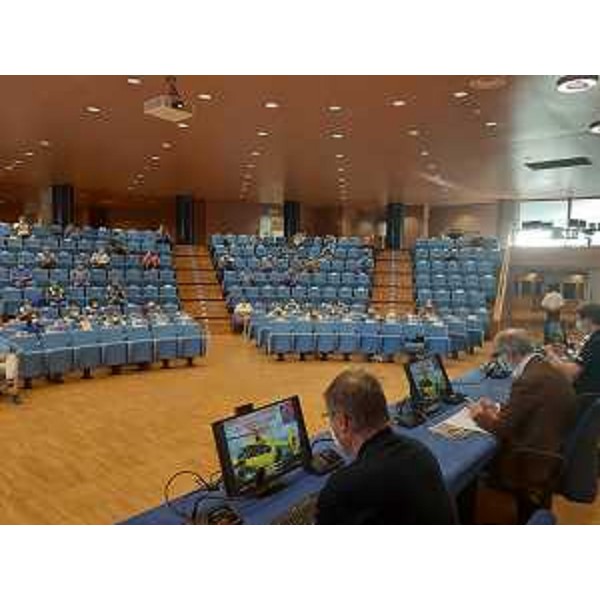 Una fase dell'incontro svoltosi oggi a Udine nell'Auditorium della Regione - Una fase dell'incontro svoltosi oggi a Udine nell'Auditorium della Regione