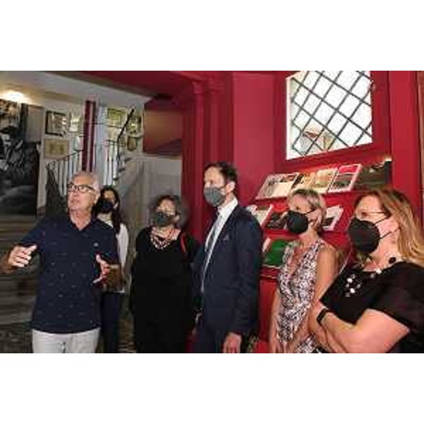 Il governatore del Friuli Venezia Giulia Massimiliano Fedriga al Museo Carnico delle Arti popolari 'Michele Gortani'. - Il governatore del Friuli Venezia Giulia Massimiliano Fedriga al Museo Carnico delle Arti popolari 'Michele Gortani'.