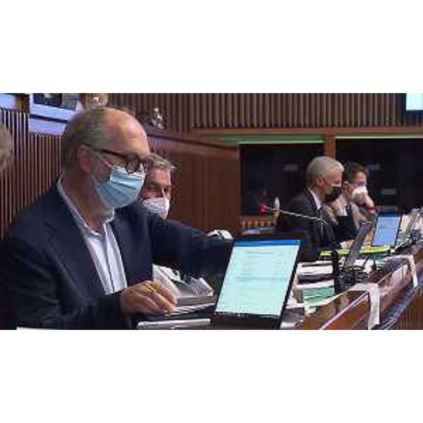 Il vicegovernatore con delega alla Salute, Riccardo Riccardi, con il presidente della I Commissione, Alessandro Basso (FdI) - Il vicegovernatore con delega alla Salute, Riccardo Riccardi, con il presidente della I Commissione, Alessandro Basso (FdI)