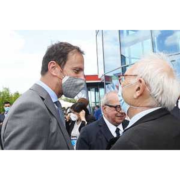 Il governatore Fedriga, il ministro Bianchi e il presidente Agrusti - Il governatore Fedriga, il ministro Bianchi e il presidente Agrusti