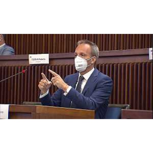 Framcesco Russo (Pd) in V Commissione consiliare - Framcesco Russo (Pd) in V Commissione consiliare