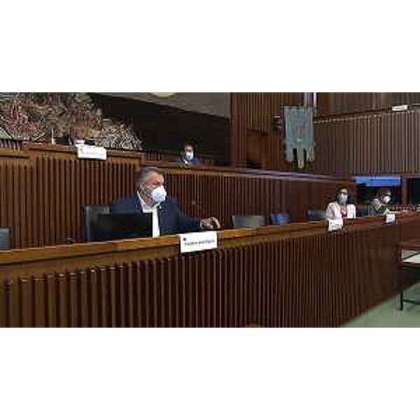 Diego Bernardis (Lega), presidente della V Commissione permanente - Diego Bernardis (Lega), presidente della V Commissione permanente