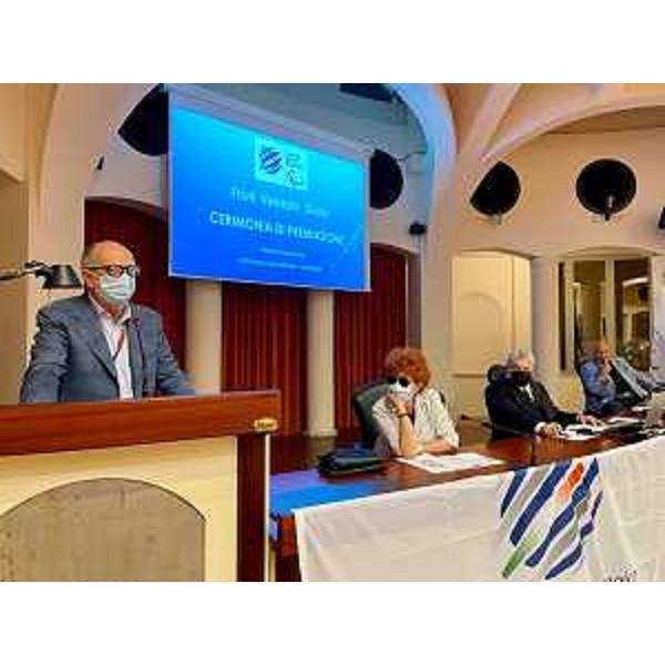 L'intervento del vicegovernatore della Regione Riccardo Riccardi a Pordenone nel corso della cerimonia di consegna delle benemerenze del Comitato italiano paralimpico - L'intervento del vicegovernatore della Regione Riccardo Riccardi a Pordenone nel corso della cerimonia di consegna delle benemerenze del Comitato italiano paralimpico