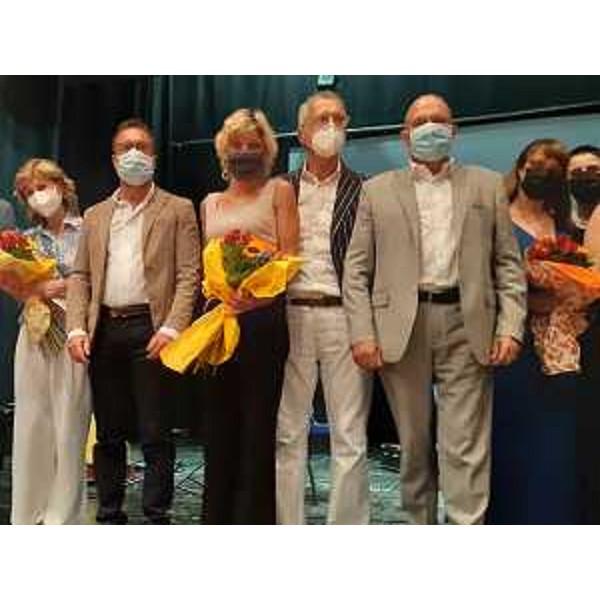 Da sinistra, il sindaco Bottoni, l'assessore Zilli, il presidente Zanin e il presidente Basso - Da sinistra, il sindaco Bottoni, l'assessore Zilli, il presidente Zanin e il presidente Basso