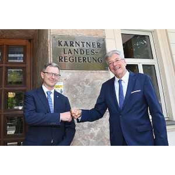 L'assessore Zannier e il presidente Kaiser - L'assessore Zannier e il presidente Kaiser