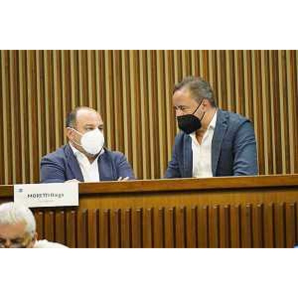 Diego Moretti (Pd) e Igor Gabrovec (Ssk) - Diego Moretti (Pd) e Igor Gabrovec (Ssk)