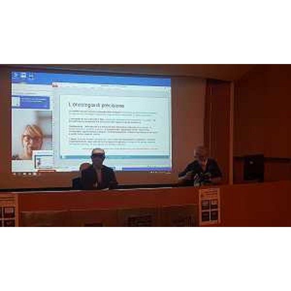 Una fase della presentazione dei "Percorsi aziendali per lOncologia di precisione" all'Ospedale di Udine. - Una fase della presentazione dei "Percorsi aziendali per lOncologia di precisione" all'Ospedale di Udine. 