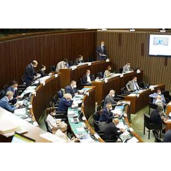 L'Aula durante i lavori dell'Assestamento - L'Aula durante i lavori dell'Assestamento