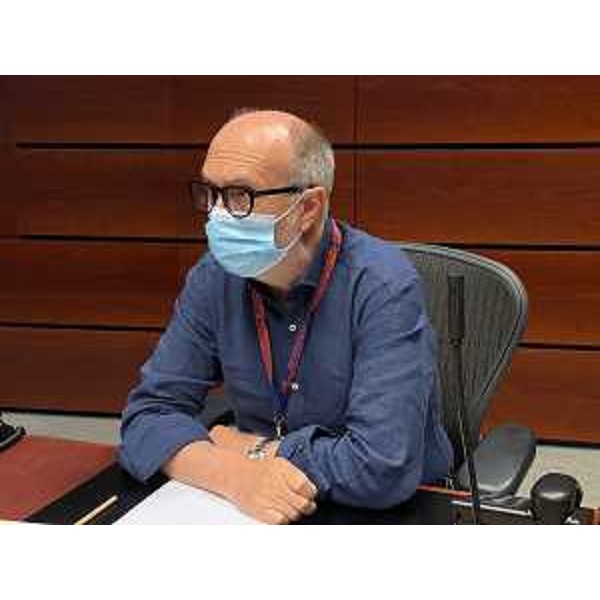 Il vicegovernatore Riccardo Riccardi in viedoconferenza da Palmanova con i rappresentanti delle organizzazioni sindacali del settore sanità - Il vicegovernatore Riccardo Riccardi in viedoconferenza da Palmanova con i rappresentanti delle organizzazioni sindacali del settore sanità