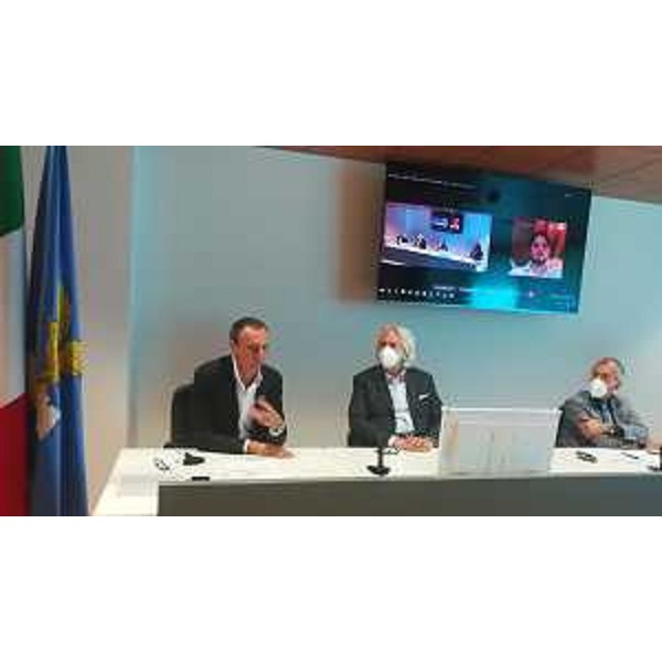 Da sinistra, Giuliano Bonanni, Fabio Turchini e il presidente Piero Mauro Zanin - Da sinistra, Giuliano Bonanni, Fabio Turchini e il presidente Piero Mauro Zanin