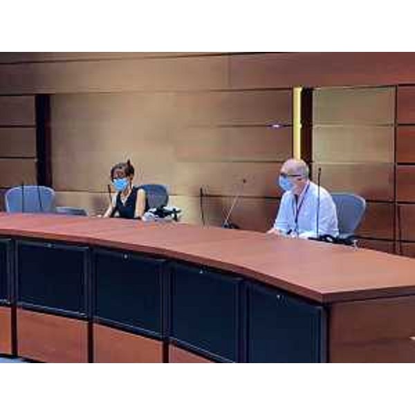 Il vicegovernatore Riccardo Riccardi alla presentazione del progetto Oncoint - Il vicegovernatore Riccardo Riccardi alla presentazione del progetto Oncoint