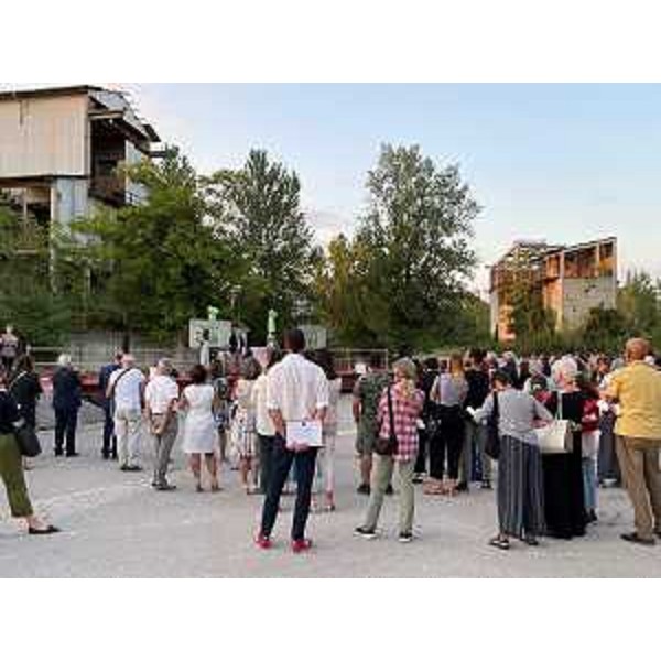 Una fase della cerimonia di premiazione legata al 2° Premio Midolini - Una fase della cerimonia di premiazione legata al 2° Premio Midolini