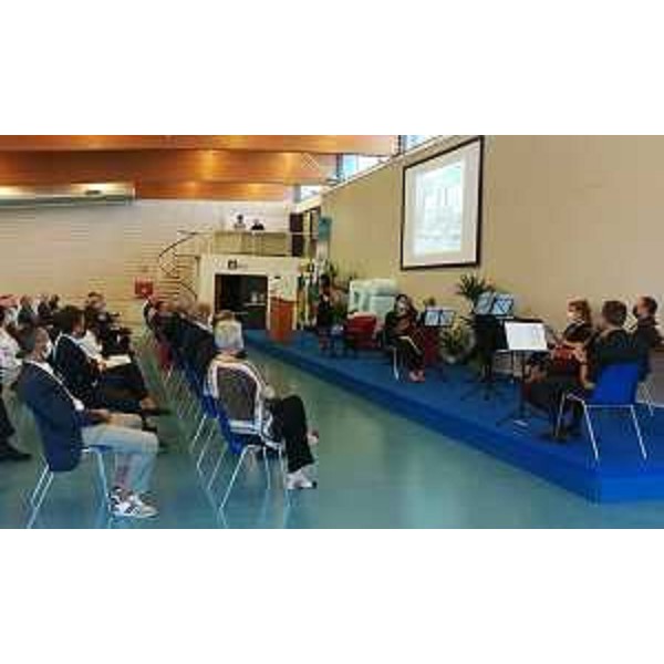 Un altro momento della cerimonia per i 75 anni dell'Efa - Un altro momento della cerimonia per i 75 anni dell'Efa