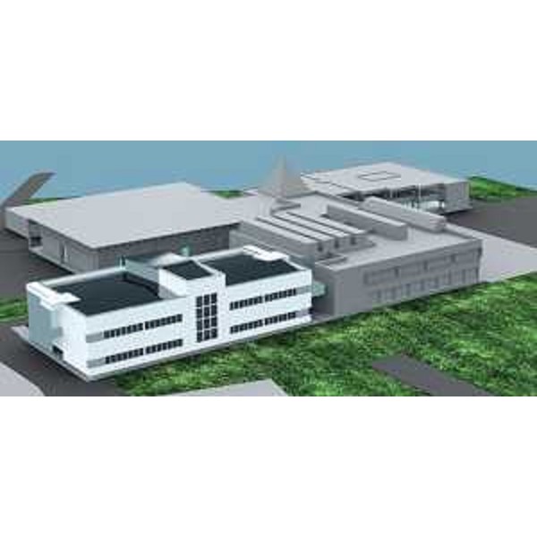 Un rendering di come verrà realizzato il nuovo edificio scolastico - Un rendering di come verrà realizzato il nuovo edificio scolastico