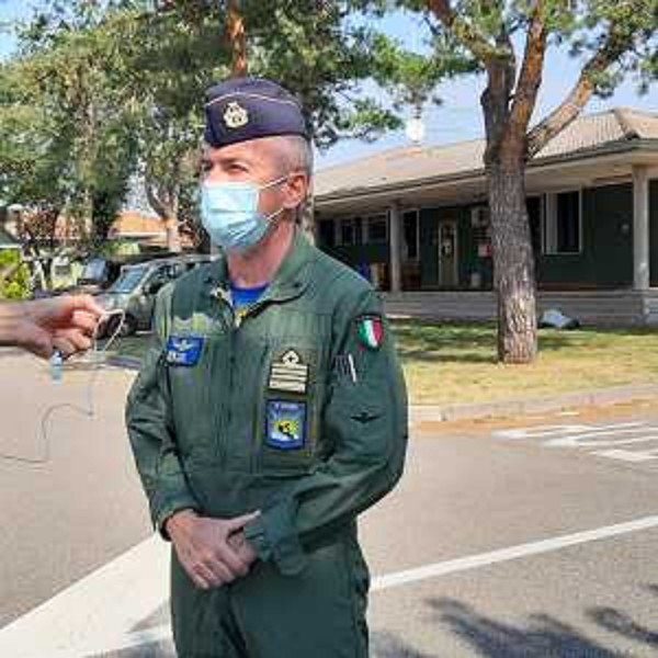 Il comandante del 2° Stormo Marco Bertoli - Il comandante del 2° Stormo Marco Bertoli 