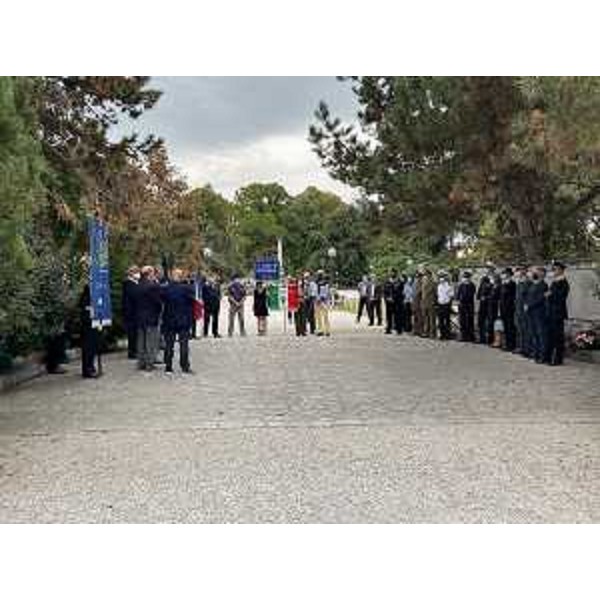 La commemorazione del "74° Anniversario della Seconda Redenzione di Gorizia" davanti al Lapidario - La commemorazione del "74° Anniversario della Seconda Redenzione di Gorizia" davanti al Lapidario