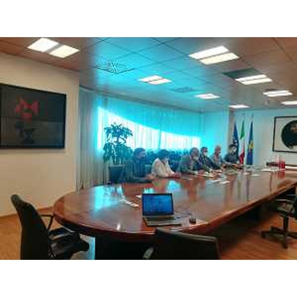 Un momento della conferenza stampa a Udine - Un momento della conferenza stampa a Udine