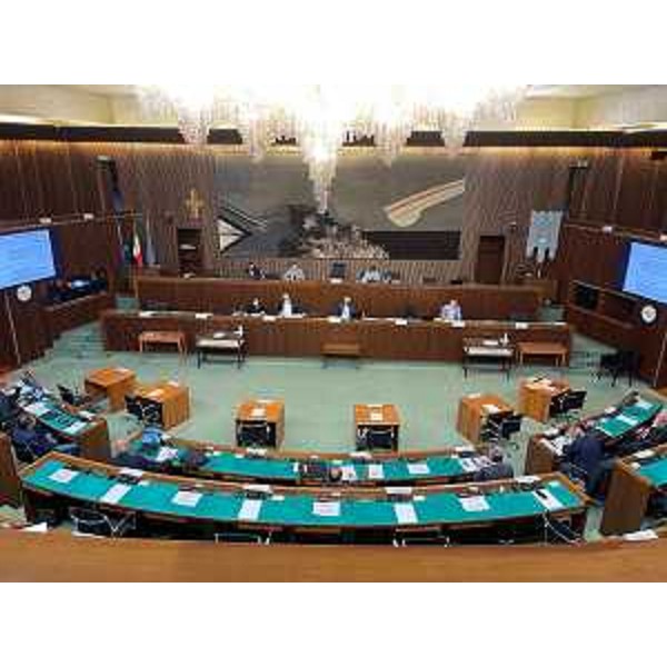 La III Commissione impegnata nell'emiciclo di piazza Oberdan a Trieste - La III Commissione impegnata nell'emiciclo di piazza Oberdan a Trieste