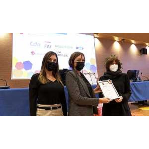 L'assessore regionale al Lavoro Alessia Rosolen alla consegna del premio PerCoRSI in FVG 2 - Udine, 15 ottobre 2021 - L'assessore regionale al Lavoro Alessia Rosolen alla consegna del premio PerCoRSI in FVG 2 - Udine, 15 ottobre 2021