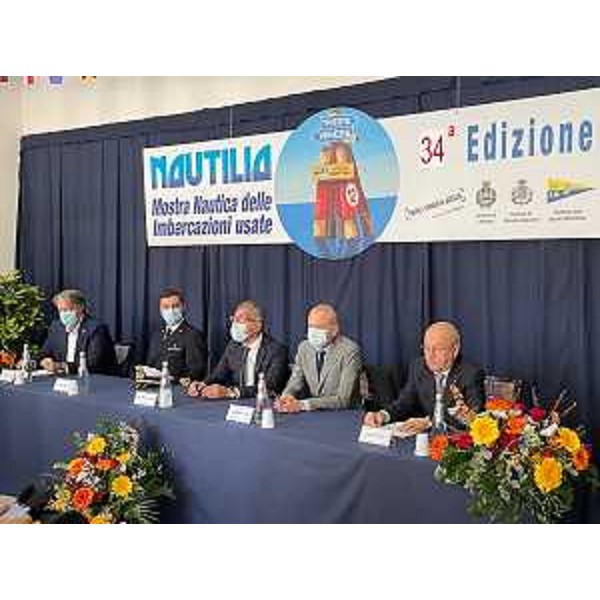 Autorità e organizzatori di Nautilia 2021 durante la cerimonia di apertura - Autorità e organizzatori di Nautilia 2021 durante la cerimonia di apertura