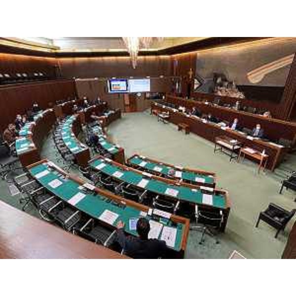 La V Commissione permanente riunita in aula durante le audizioni sulla lingua friulana - La V Commissione permanente riunita in aula durante le audizioni sulla lingua friulana