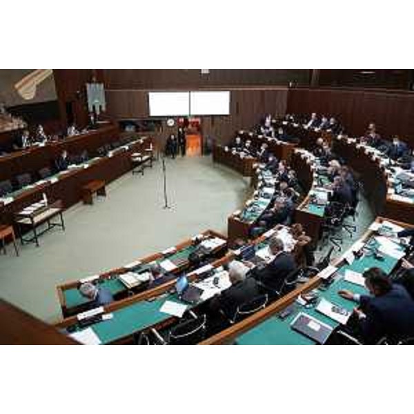 L'Aula durante i lavori - L'Aula durante i lavori