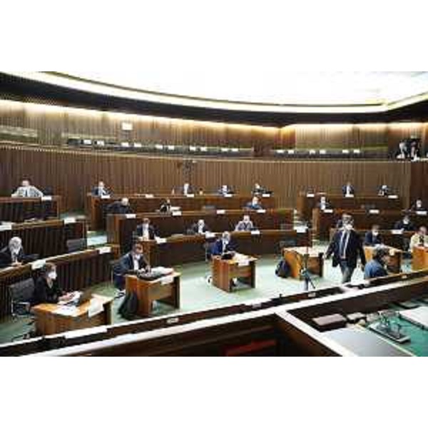 L'aula del Consiglio regionale a Trieste - L'aula del Consiglio regionale a Trieste