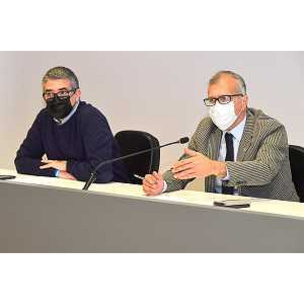 Il presidente Piero Mauro Zanin con l'assessore Pierpaolo Roberti (a sinistra nella foto) - Il presidente Piero Mauro Zanin con l'assessore Pierpaolo Roberti (a sinistra nella foto)