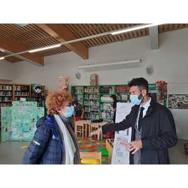 L'assessore regionale Tiziana Gibelli con il sindaco di Precenicco, Andrea De Nicolò - L'assessore regionale Tiziana Gibelli con il sindaco di Precenicco, Andrea De Nicolò