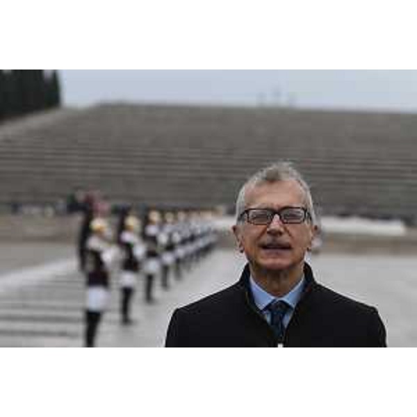 Il presidente Piero Mauro Zanin oggi al Sacrario di Redipuglia - Il presidente Piero Mauro Zanin oggi al Sacrario di Redipuglia