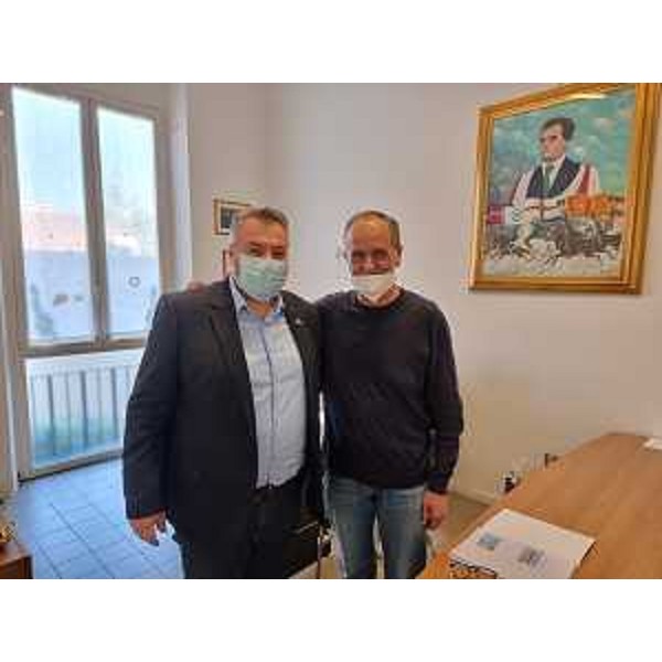 Il consigliere leghista Diego Bernardis (a sinistra) con il senatore Roberto Calderoli - Il consigliere leghista Diego Bernardis (a sinistra) con il senatore Roberto Calderoli