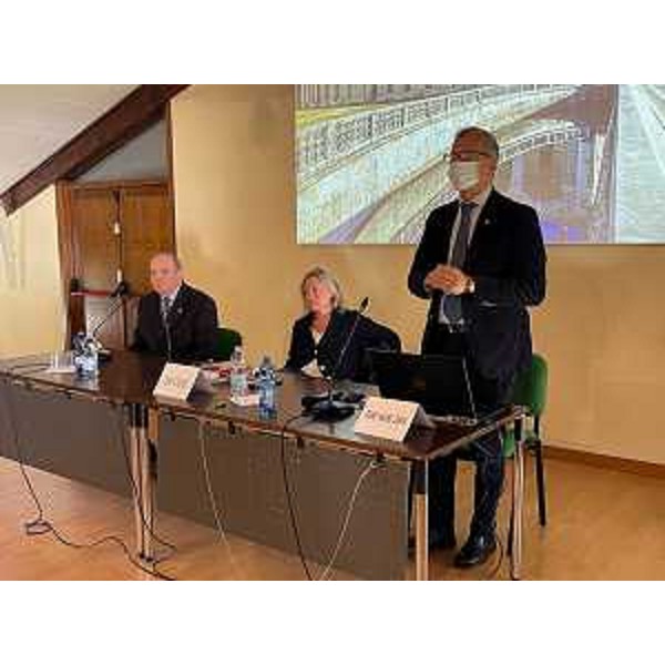 Il presidente del Consiglio regionale Fvg, Piero Mauro Zanin, durante il suo intervento a Villa Manin - Il presidente del Consiglio regionale Fvg, Piero Mauro Zanin, durante il suo intervento a Villa Manin