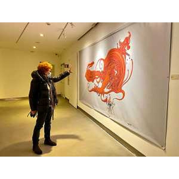 L'assessore regionale alla Cultura Tiziana Gibelli in visita alla mostra di Moebius al Paff! di Pordenone - L'assessore regionale alla Cultura Tiziana Gibelli in visita alla mostra di Moebius al Paff! di Pordenone