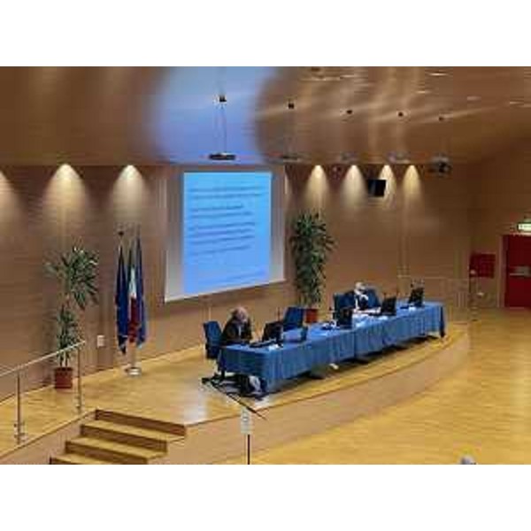 L'intervento di Roberto Dall'Amico, affiancato dal garante Paolo Pittaro - L'intervento di Roberto Dall'Amico, affiancato dal garante Paolo Pittaro