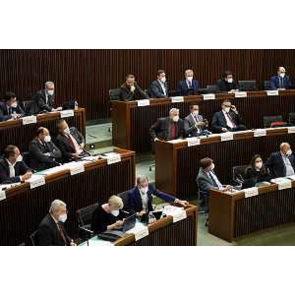 Aula durante lavori - Aula durante lavori