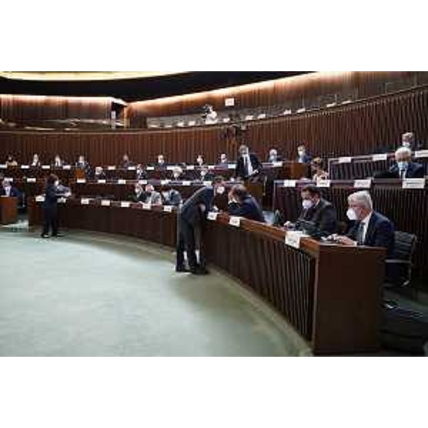 Aula durante lavori - Aula durante lavori