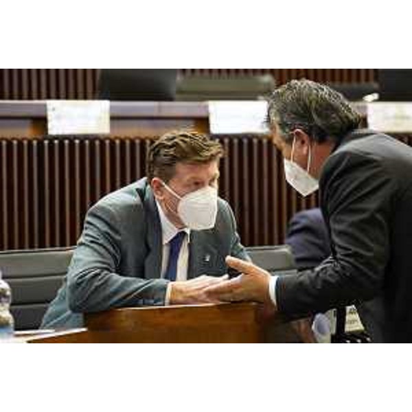 Alberto Budai (Lega) e Lorenzo Barberio (FdI) - Alberto Budai (Lega) e Lorenzo Barberio (FdI)