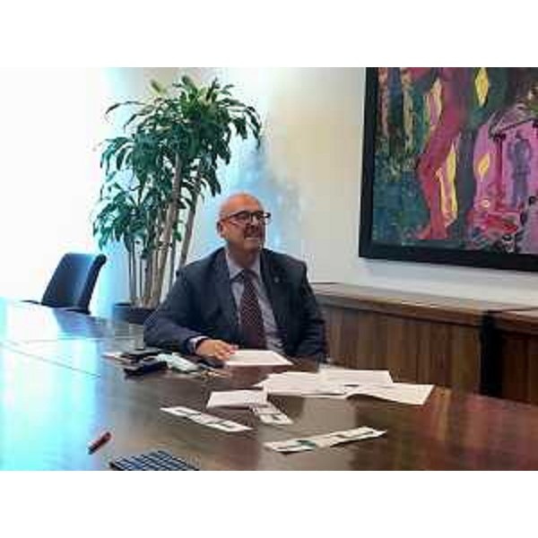 L'assessore del Friuli Venezia Giulia ai Servizi informativi Sebastiano Callari interviene da Udine in via telematica ai lavori della Commissione Bilancio della Camera sul Pnrr nella sua veste di coordinatore vicario della Commisisone Innovazione tecnologica e Digitalizzazione della Conferenza delle Regioni e delle Province autonome - L'assessore del Friuli Venezia Giulia ai Servizi informativi Sebastiano Callari interviene da Udine in via telematica ai lavori della Commissione Bilancio della Camera sul Pnrr nella sua veste di coordinatore vicario della Commisisone Innovazione tecnologica e Digitalizzazione della Conferenza delle Regioni e delle Province autonome