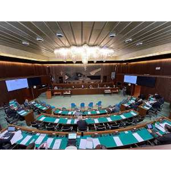 La I Commissione permanente riunita nell'aula consiliare - La I Commissione permanente riunita nell'aula consiliare