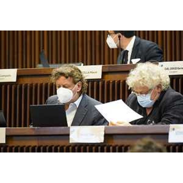 I consiglieri leghisti Danilo Slokar ed Elia Miani - I consiglieri leghisti Danilo Slokar ed Elia Miani