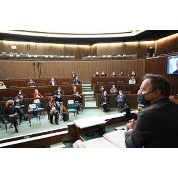 L'aula consiliare ha ospitato i lavori della Conferenza regionale sulla tutela della minoranza linguistica slovena - L'aula consiliare ha ospitato i lavori della Conferenza regionale sulla tutela della minoranza linguistica slovena