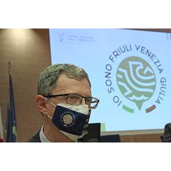  - L'assessore Stefano Zannier al convegno "Un anno di: Io sono Friuli Venezia Giulia" tenutosi oggi, nell'auditorium Comelli nella sede della Regione a Udine. 